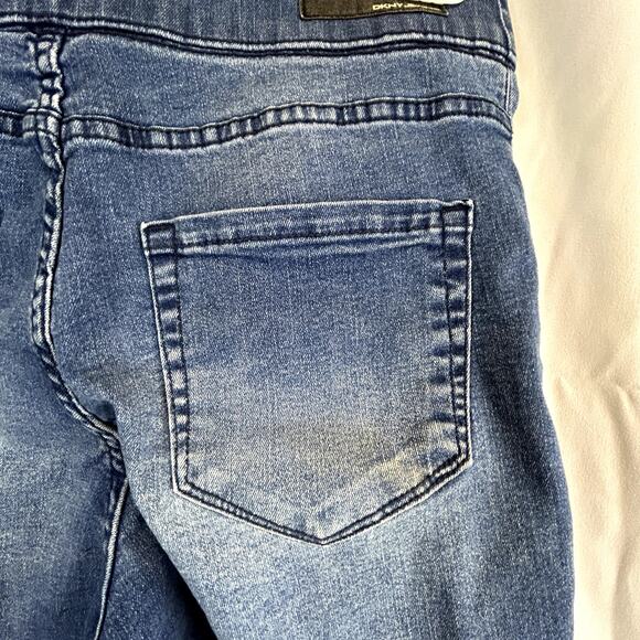 Dkny Jeans Bermuda Shorts  Small Denim pull-on stretch women's blue - Picture 7 of 11